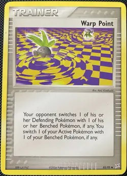 Warp Point 85/95 Team Magma vs Team Aqua Regular - Pokemon Card - Image 1