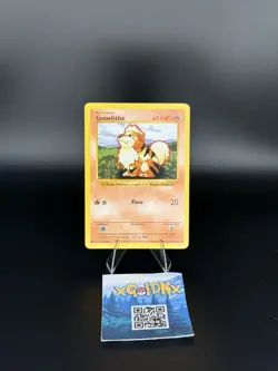 Pokemon TCG Growlithe Base Set, Shadowless Uncommon Card 28/102 LP/MP - Image 3