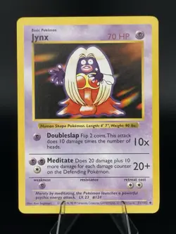 Pokemon TCG Jynx Shadowless Uncommon Card Base Set 31/102 LP - Image 1