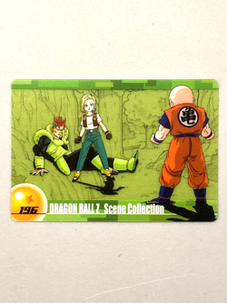 Android 16, 18, Krillin 196 Dragon Ball Morinaga Scene Collection Card Japanese - Image 1