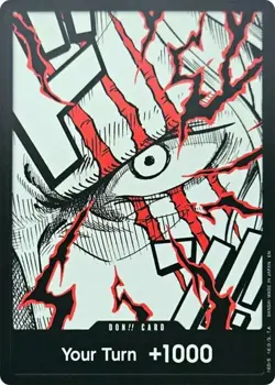 One Piece DON!! Card (Shanks) - Foil, Near Mint Premium Booster -The Best- Vol. - Image 1