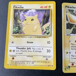 Pokemon PIKACHU Black Star Promo HOLO RARE Three Card Lot/Bundle - Image 4