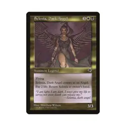 Selenia Dark Angel MTG Tempest Rare LP Lightly Played Single Card - Image 1
