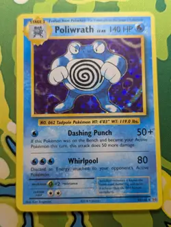 Pokemon Card Poliwrath Holo Evolutions XY 2016 Ultra Rare 25/108 VLP/LP - Image 1