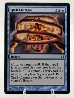 Spell Crumple | MTG CMD | EDH Staple Counterspell Tuck Instant | NM - Image 1