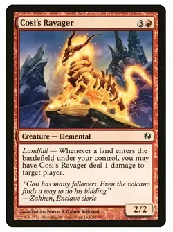 Cosi's Ravager | MTG ZEN | Elemental Landfall Burn Pauper EDH | LP - Image 1