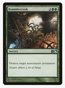 Bramblecrush | MTG M14 LP | EDH Staple Removal Destroy Land Artifact Enchantment - Image 1
