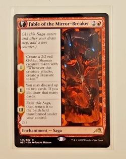 MTG Fable of the Mirror-Breaker 141/302- Kamigawa: Neon Dynasty NM - Image 1