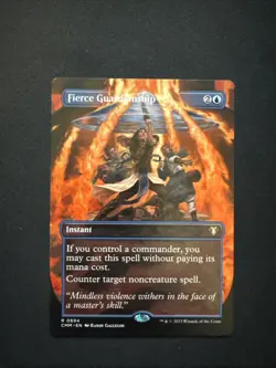 MTG Fierce Guardianship (Borderless) CMM 0684 Regular - Image 1
