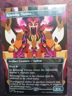 Roaming Throne (Borderless) The Lost Caverns of Ixalan Regular - Image 1