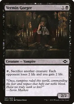 VERMIN GORGER X 4 N/M MODERN HORIZONS 2 MAGIC THE GATHERING - Image 1