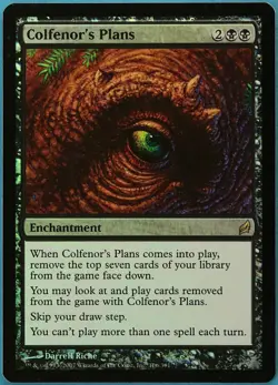 Colfenor's Plans FOIL Lorwyn NM Black Rare MAGIC MTG - Image 1