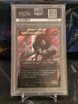 Kuja, Genome Sorcerer (Borderless Surge Foil) MTG Final Fantasy #0544 PSA 10 - Image 2