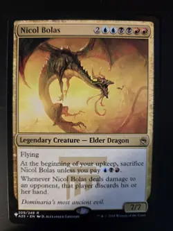 Nicol Bolas NM The List MTG FREE SHIPPING - Image 1