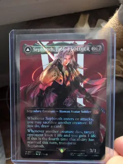 Sephiroth, Fabled SOLDIER (Borderless) (Surge Foil) Final Fantasy Foil - Image 1