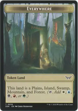 Everywhere / Manifest Double-Sided Token - Duskmourn: House of Horror - MTG - Image 1