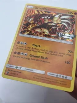 Groudon 81/168 Legendary Pokemon Stamped Gamestop Promo Cosmos Holo Unsealed NM - Image 2