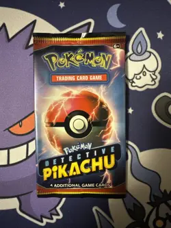 POKEMON TCG DETECTIVE PIKACHU SEALED BOOSTER PACK - Image 1
