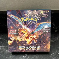 Pokemon Japanese sv3 Ruler of the Black Flame Booster Box - US Seller - Image 1