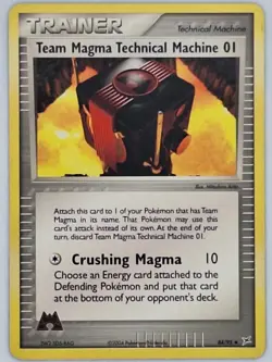 Team Magma Technical Machine 01 84/95 Pokemon - EX Team Magma vs Team Aqua MP - Image 1