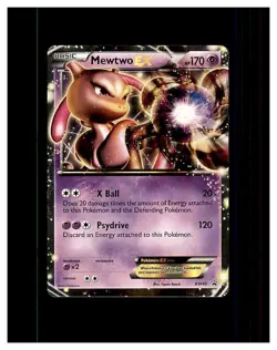 2012 Pokemon Black & White Holo Star Promo Mewtwo EX BW45 - Image 1