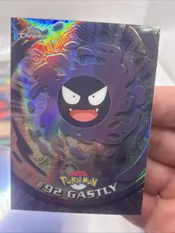 2000 Topps Chrome Pokemon TV Animation Series 2 Spectra #92 Gastly - Image 1