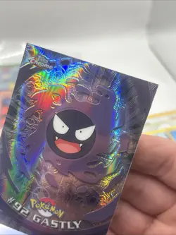 2000 Topps Chrome Pokemon TV Animation Series 2 Spectra #92 Gastly - Image 3