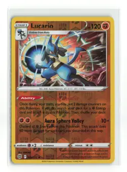 LUCARIO 079/172 BRILLANT STARS REVERSE HOLO POKEMON TCG NM-LP - Image 1