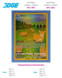 Ditto GG22/GG70 Pokemon TCG Ultra Rare Crown Zenith: Galarian Gallery Near Mint - Image 3