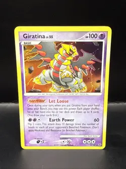 Pokemon Giratina lv.55 9/127 Holo Platinum Ultra Rare 2009 - Image 1