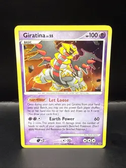 Pokemon Giratina lv.55 9/127 Holo Platinum Ultra Rare 2009 - Image 2