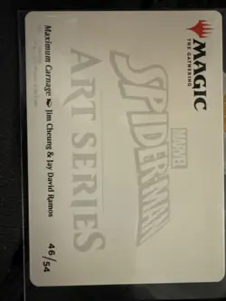 Maximum Carnage (46/54) Art Series (Art Card) MTG Spider-Man With A STAMP - Image 3