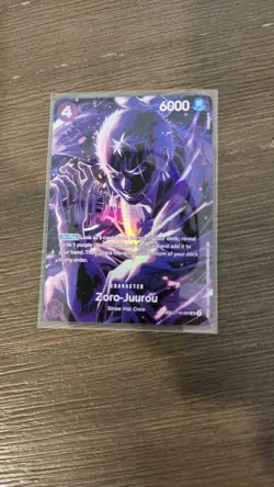 One Piece Card Game Zoro-Juurou ST18-004 Super Rare English Edition SP - Image 1