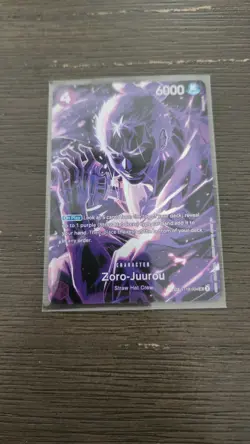 One Piece Card Game Zoro-Juurou ST18-004 Super Rare English Edition SP - Image 2