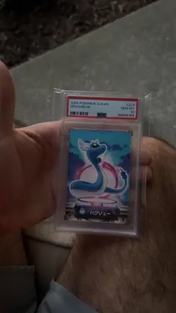 2005 CARDDASS POKEMON ADVANCED GENERATION ZUKAN CARD #224 DRAGONAIR PSA 10 - Image 3