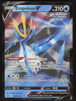Pokemon TCG SWSH: Sword & Shield Promo Cards #SWSH108 Empoleon V NM - Image 1
