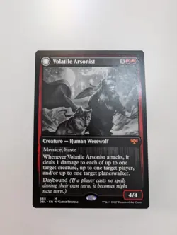 MTG - Volatile Arsonist/Dire-Strain Anarchist - Innistrad: Double Feature NM/M - Image 1