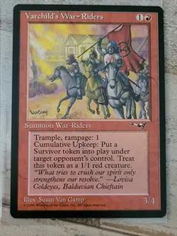 MTG Magic the Gathering LP/ NM Varchild's War-Riders - Alliances L3 - Image 1