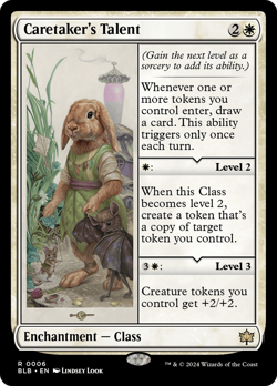 Caretaker's Talent - 6 - Bloomburrow- Near Mint - MTG - Image 1
