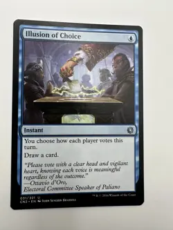 Illusion of Choice: MtG Conspiracy Take the Crown Uncommon NM - Image 1