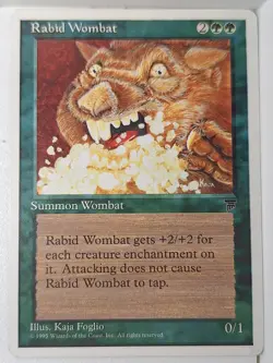 Rabid Wombat - Chronicles - Magic the Gathering MTG Nice! - Image 1