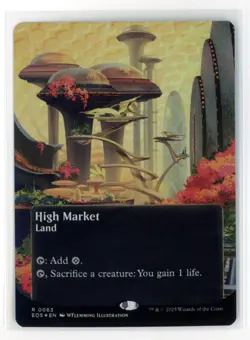 MtG EOS High Market #63 Borderless / Stellar Sights Poster FOIL - Image 1