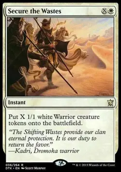 1x Secure the Wastes ~ Dragons of Tarkir [ Excellent ] [ Magic MTG ] - Image 1