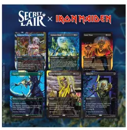 MTG Secret Lair PRESALE Iron Maiden: Album Art - Image 1