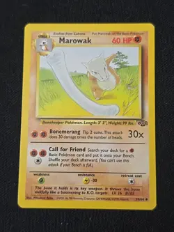 Marowak 39/64 Jungle Regular WOTC Vintage Pokemon TCG Lightly Played - Image 1
