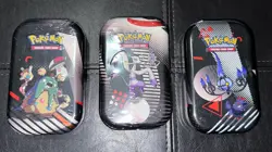 2025 Pokemon TCG Unova Mini Tins Sealed 3 Tin Lot. - Image 1