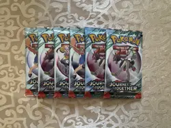 Pokemon JOURNEY TOGETHER Booster Pack Lot / Bundle - 6 Packs New Sealed - Image 1