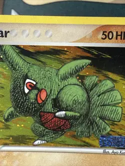 Pokemon TCG Larvitar 61/115 Unseen Forces Reverse Holo Stamped Vintage 2005 - Image 3