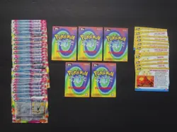 1999 Topps Pokemon the First Movie Lot x40 Black Logo E Lot LP/MP - Image 2