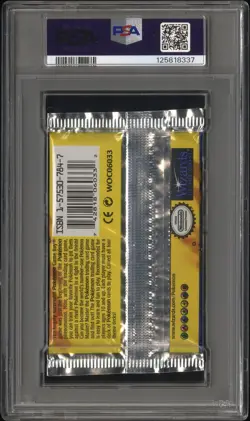 1999 POKEMON BASE SET PACK SHADOWLESS-SHORT CRIMP-CHARIZARD FOIL PSA 10 - Image 2